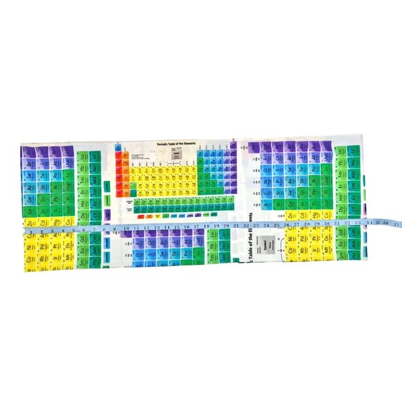 Periodic Table Scarf Elements Lab Teacher Science Student Gift Infinity White - Picture 8 of 8